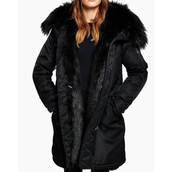SAM. Jackets & Blazers - SAM. Stella Faux Fur Lined Down Coat